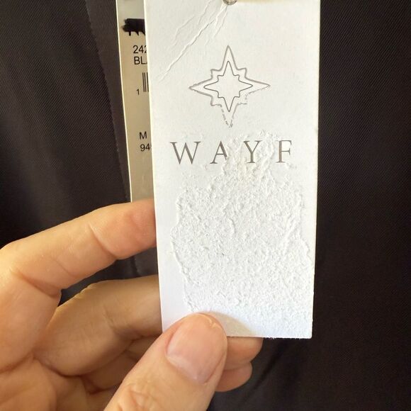 WAY Feather Detail Pants Size Medium NWT - Picture 8 of 9